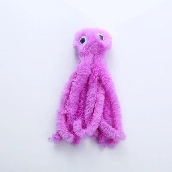 Cat toy Cute octopus plush toy bite resistant teeth interactive play pet supplies 6