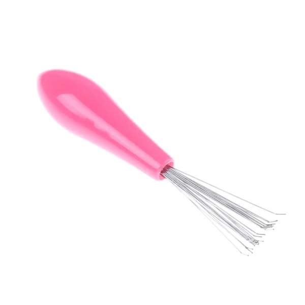 1 PC Random Color Comb Hair Brush Cleaner Cleaning Remover Embedded Plastic Comb Cleaner Tool 3