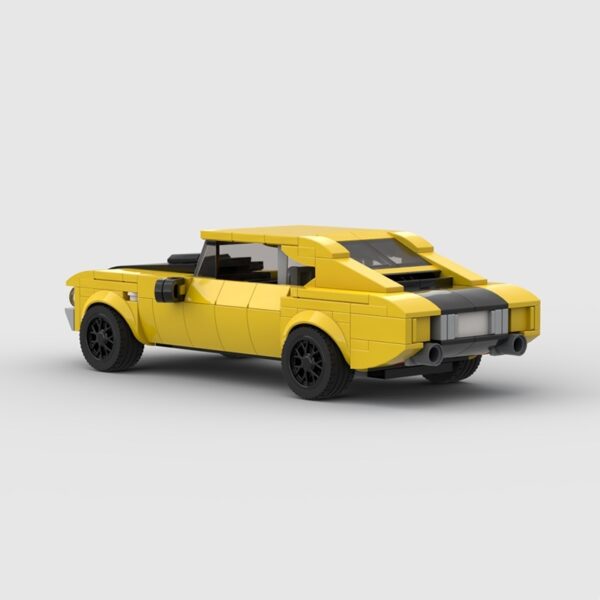 Retro Car Building Blocks Toy Suit - Image 9