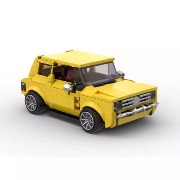 MOC-39400 Creative Diy Assembling Building Blocks Speed Series 8 Grid Car Mini 1275 GT - Image 3