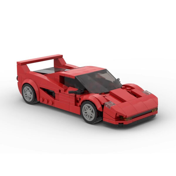 Domestic Building Blocks Creative Classic Speed8 Grid Series Sports Car - Image 3