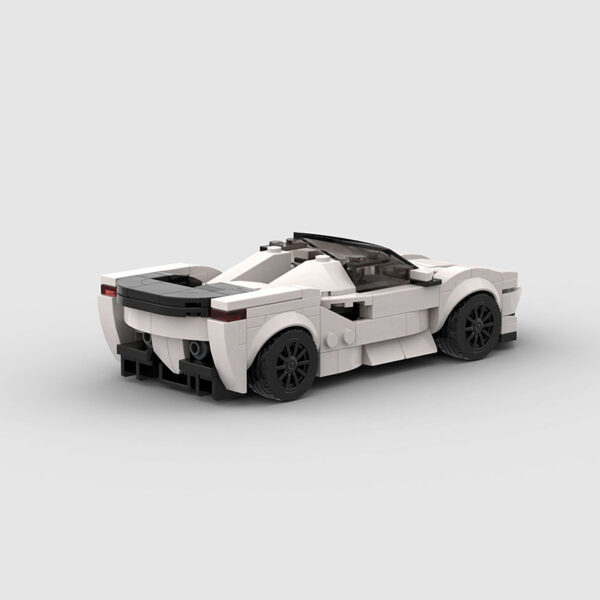 Fashionable Sports Car Building Blocks Toy - Image 6