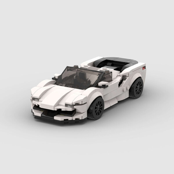 Fashionable Sports Car Building Blocks Toy - Image 8