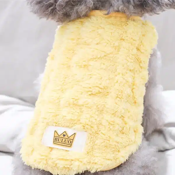 Soft Fleece Dog Clothes Winter Vest for Small Dogs Fashion Puppy Costumes Cute Cat Vest French Bulldog Sweatshirt Pet Apparel 2