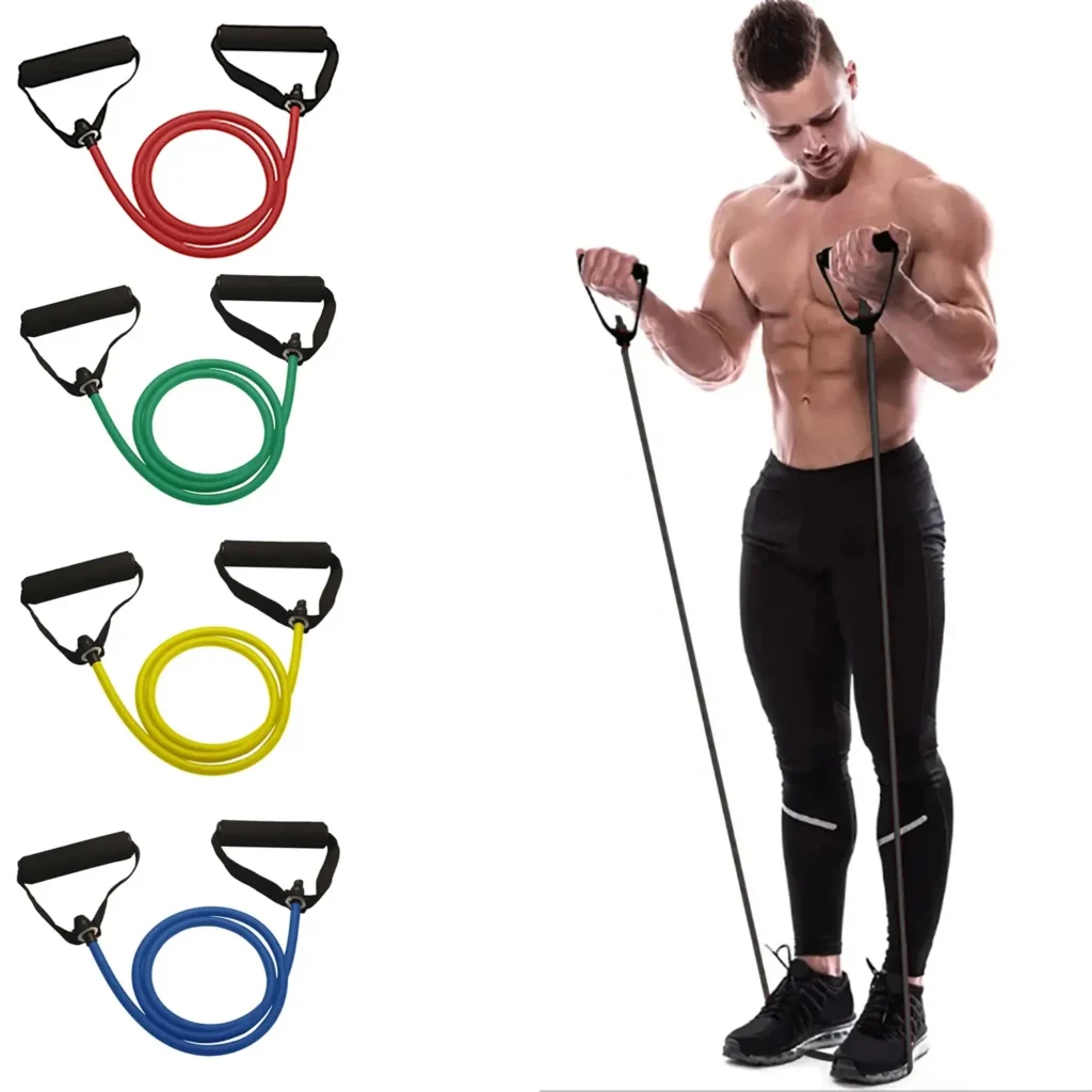 Resistance Bands With Handles, Exercise Bands, Workout Bands With Handles For Men Women, Strength Training Equipment At Home 1