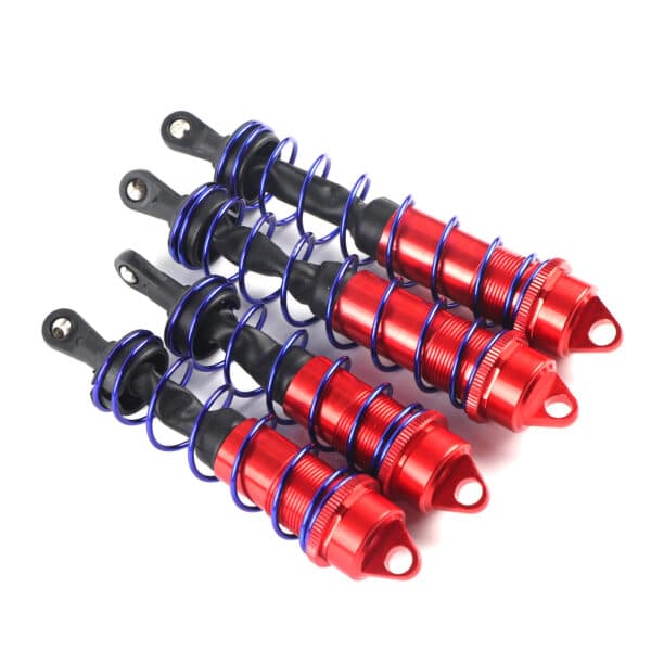 Aluminum 120mm Front 140mm Rear Metal Shock Absorber Damper Set for 1/8 RC Car Spare PartsRed