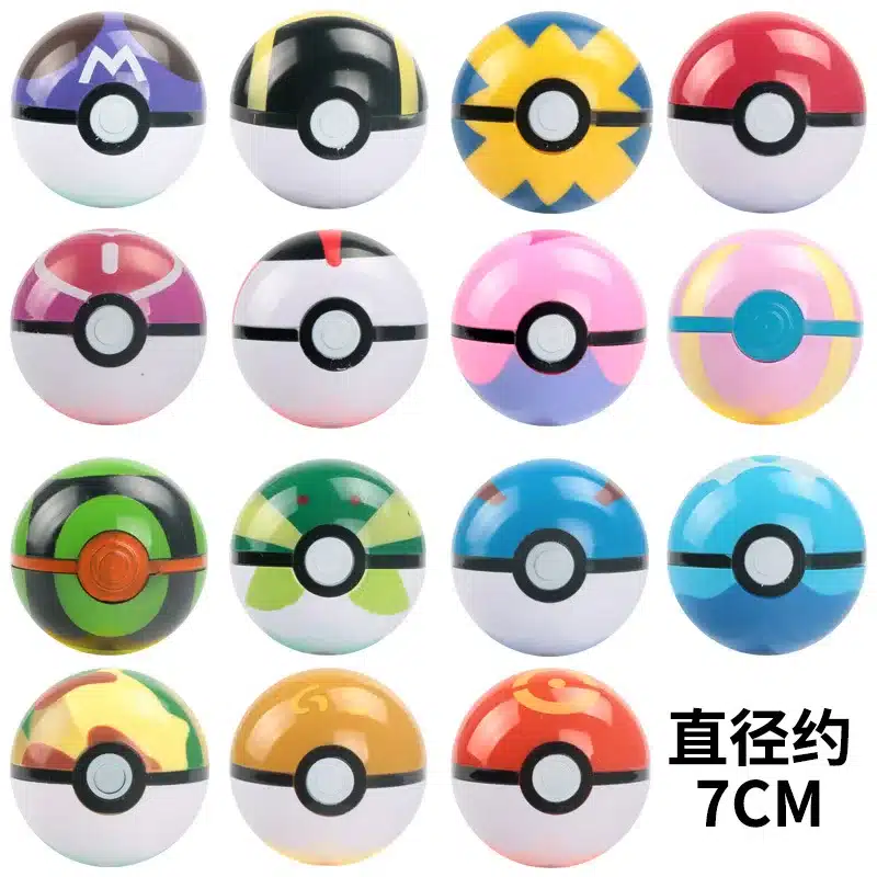 Poke Ball Toy 7CM Master Ball Pet Doll Toy Pokemon 1