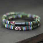 New In Men Bohemia Rope Bracelet Attract Magentic Braclet Adventure Survival Braslet Pulseras Hilo Hombre Beach Surf Brazalete 1