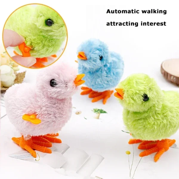 Cat Toy Wind Up Jumping Interactive Gifts Chicken Funny Pet Teaser Kittens Toys Pet Dog Supplies Cats Toys Games Accessories 4