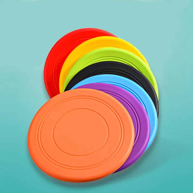 Silicone Flying Saucer Funny Dog Cat Toy Dog Game Flying Discs Resistant Chew Puppy Training Interactive Pet Supplies 1