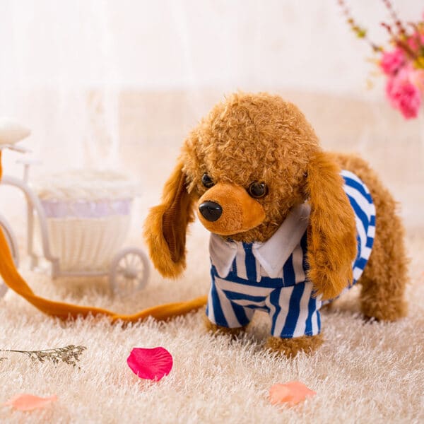 New 48 one generation of generation of generation of creative electric lead rope puppy electronic pet remote control child plush toy dog - Image 4