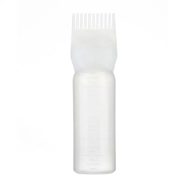 120ml Multicolor Plastic Hair Dye Refillable Bottle Applicator Comb Dispensing Salon Hair Coloring Hairdressing Styling Tool 5