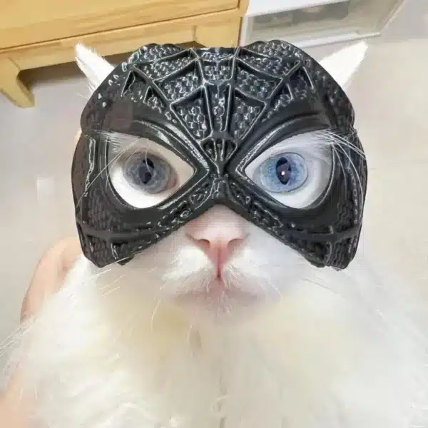 Spider Man Cat Cool Man Mask Cute Superhero Toy Pet Mask Dog Personality Cartoon Fashion Accessories Headdress Gift Animation 4