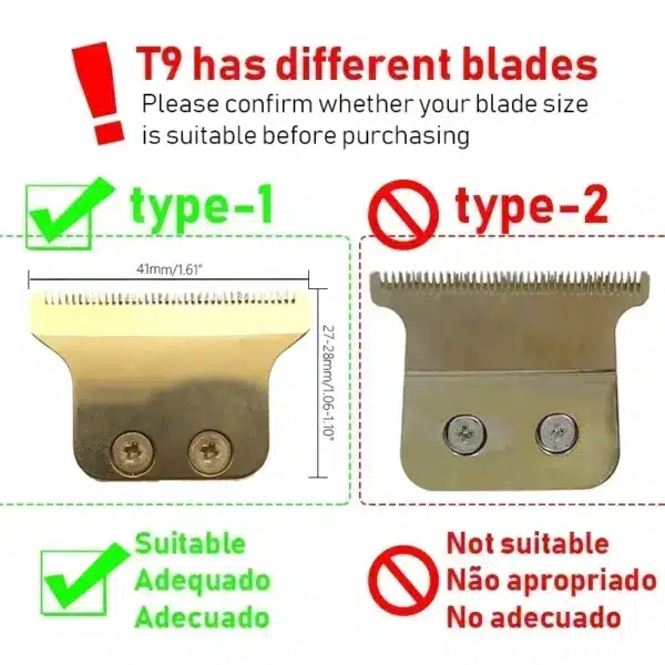for T9 1/2/3/6/9/12 mm Professional Hair Trimmer Limit Comb Universal Guards Hairdresser Hair Cutting Guide Barber Accesories 2