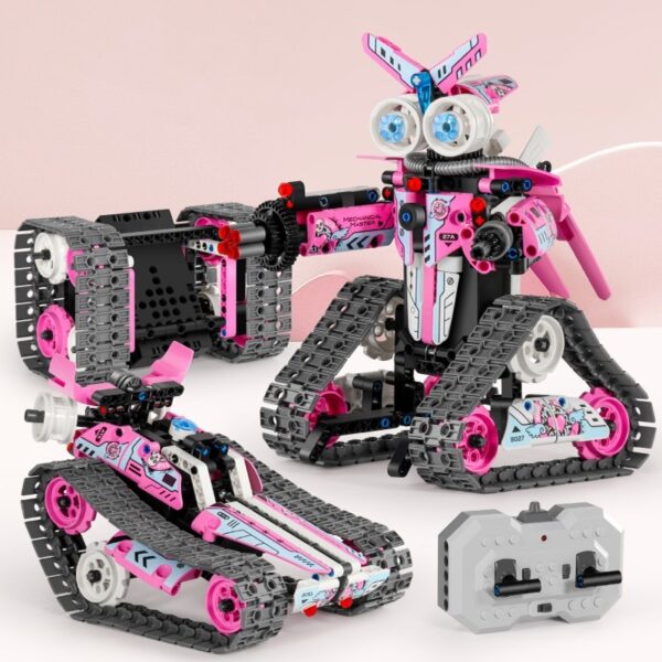 Children's Programming Robot Building Blocks Mechanical Dog Assembled Remote Control Toys - Image 8