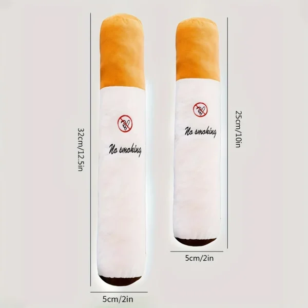 Cigarette Design Pet Plush Toy, "No Smoking" Pet Plush Cigarette ShapeToy, Cool Dogs Relaxing Toys For Dogs And Cats 2