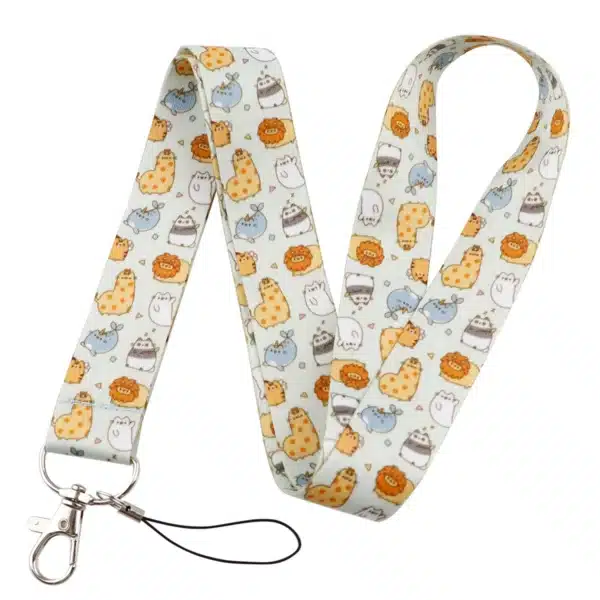 Cute Pet Dog Lanyard For Keys Neck Strap ID Card Gym Phone Straps USB Badge Holder Fashion Accessories Keychain For Girls Gifts 2