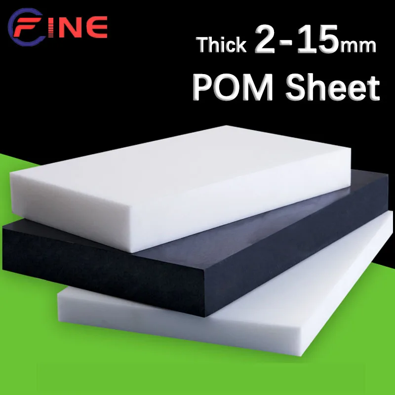 New White Black POM Sheet Polyoxymethylene Plate CNC Engraving Cutting Model Board DIY Raw Model Materials 1