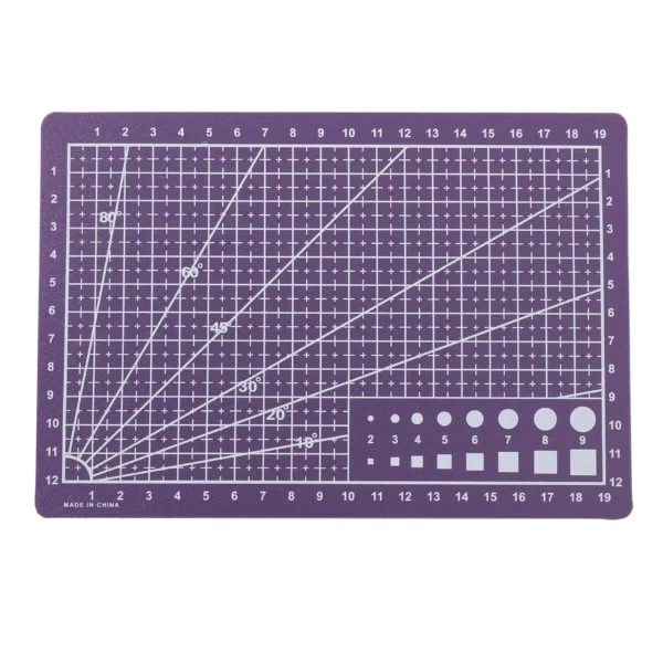 1pcs A5 PVC Cutting Mat Cutting Board Workbench Patchwork Sewing Manual DIY Knife Engraving Leather Single Side Underlay 4