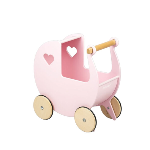 Sebra Baby Walker Moover Love Doll Stroller Small Wooden Baby Kids Over Home Stroller Toy - Image 9