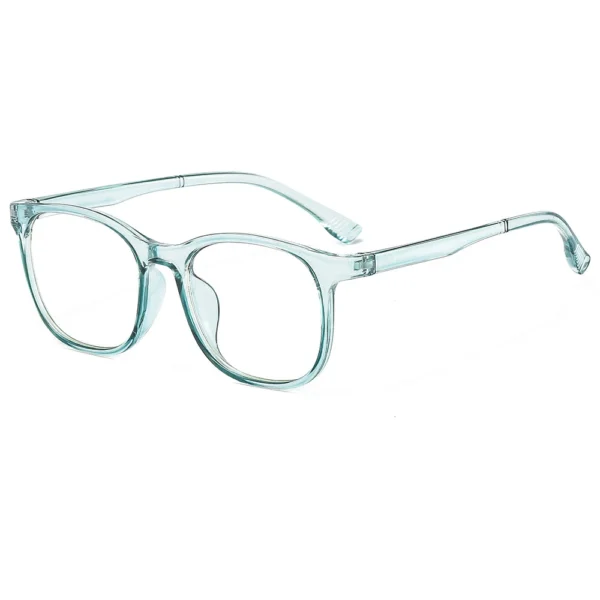 Transparent Computer Glasses Frame Women Men Anti Blue Light square Eyewear Blocking Glasses Optical Spectacle Eyeglass round 2