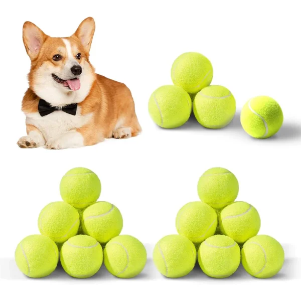 6 PCS Tennis Launcher Special 5cm Ball DogElastic Professional Tennis Throw MachinePortable Toy Only The Ball No Machine 1