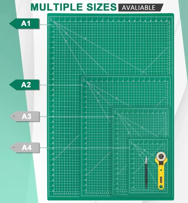 A2 A3 A4 A5 PVC Cutting Mat Double-Sided Self-Healing Board Patchwork Tools DIY Manual Craft Artist Cutting Knife Racket Kit 2