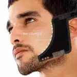 1pc Men Beard Shaping Styling Template Comb Men's Beard Combs Beard Trim Templates Mustache Stencil Edge Control Beauty Tools 1