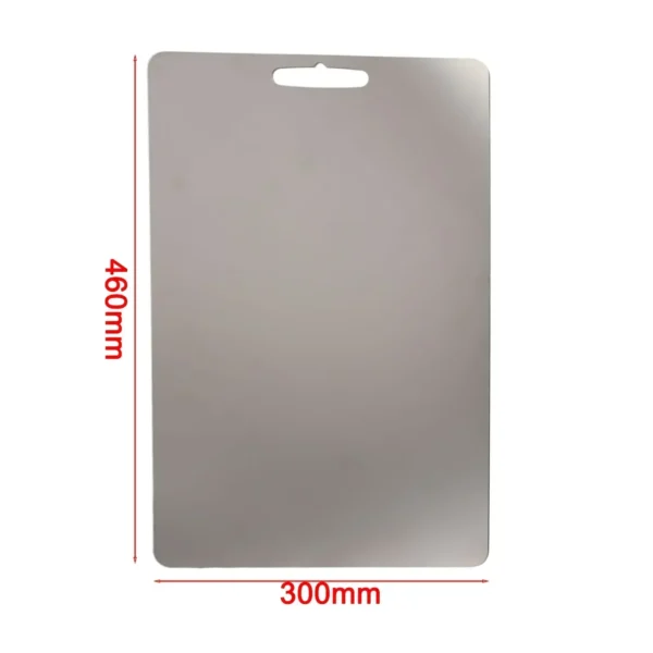 304 Stainless Steel Chopping Board Double-sided Thickened Rectangular Heavy Duty Cutting Board For Kitchen Kneading Dough Board 5