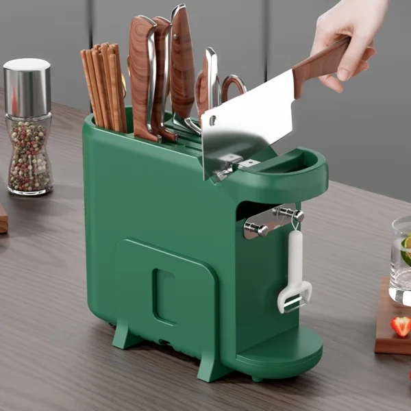 Multifunction Knife Holder Cutting Board Stand Knife Stand Household Holder Knife Desktop Stand Kitchen Tool Utensil Organizer 3