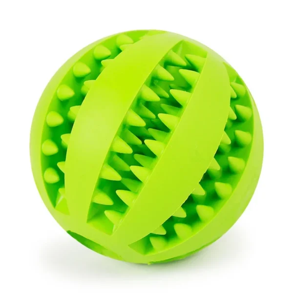 Pet Bite resistant Rubber Watermelon Tooth Ball Dog Toy Elastic Hot Sale Dog Food Spill Ball PetDogsBalls Food leaker 4