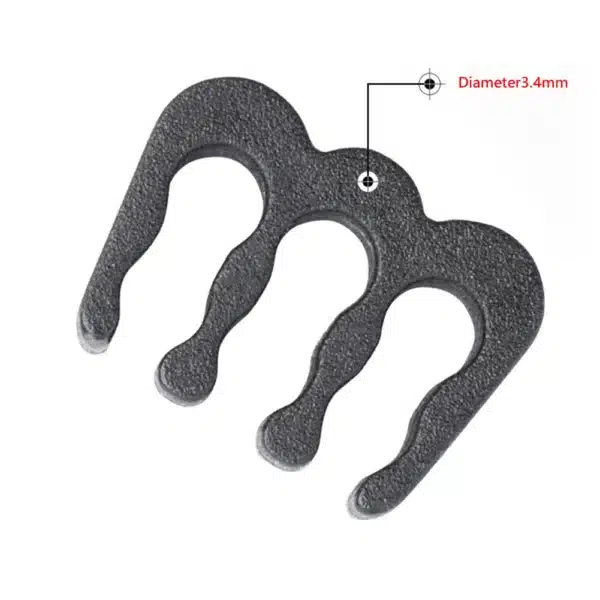 24PCS/Lot PC Cable Comb Motherboard 6/8/24Pin Cable Comb Computer Wire Management Clamp PC Power Wires Clip Organizer Dresser 6
