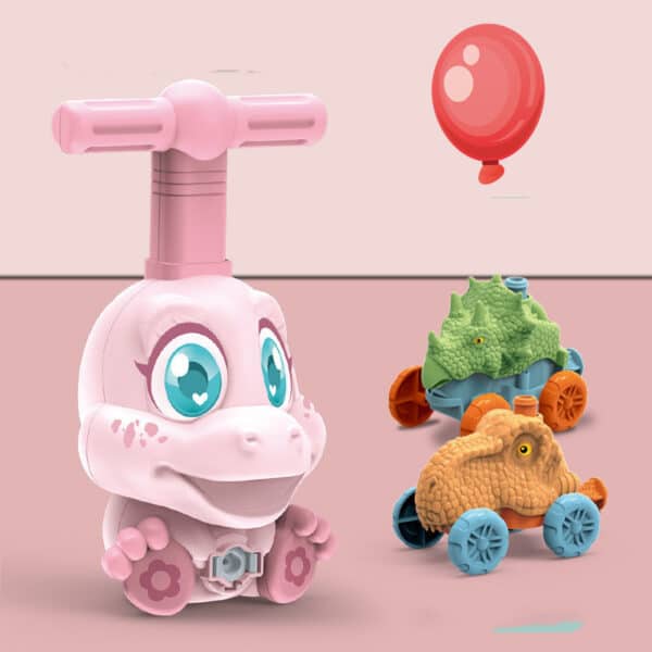 Children Inertial Power Ball Car Science Experiment Toy Puzzle Fun Inertial Power Car Ball Kid Gift Dinosaur Toys - Image 3