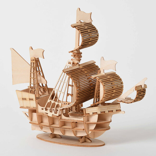 Three-dimensional model - sailing boat