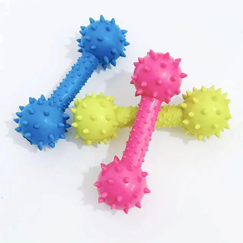 1pc Dumbbell Design Pet Sound Toy 1