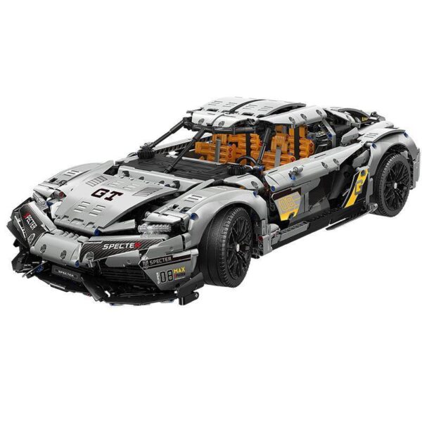 Sports Car Model Children's Assembled Splicing Small Particle Building Blocks Plastic - Image 5