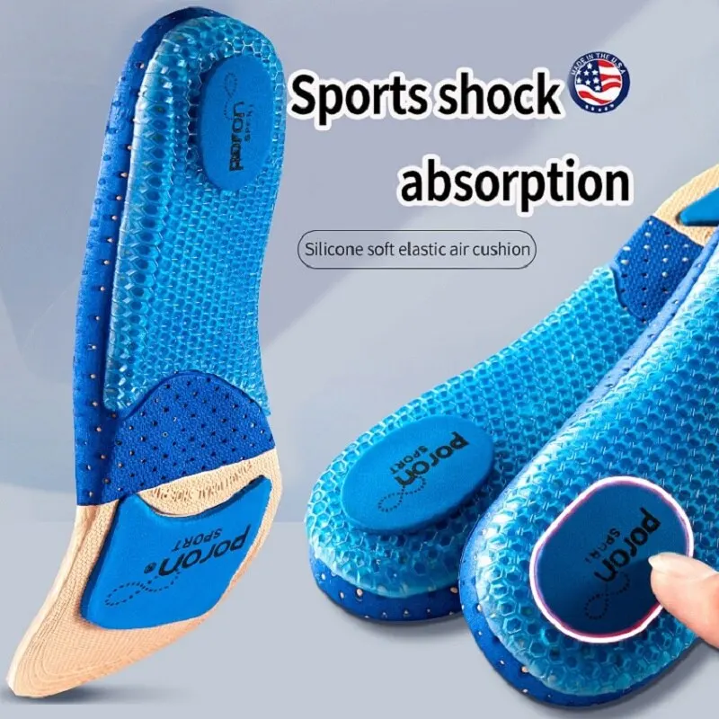 Sport Insoles for Men Women Arch Support Breathable Shock Absorption Shoes Pad Outdoor Running Feet Care Sneakers Sole Insoles 1