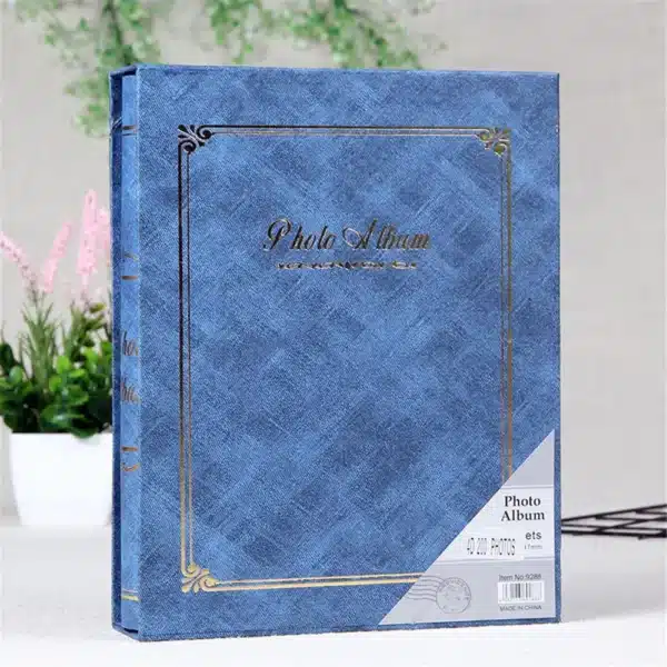 4D 200 Pages 6 Inch Photo Album PhotoCard Holder 6 Inch Boxed Wedding Album Family Record Good Time Into The Album for Kids 5
