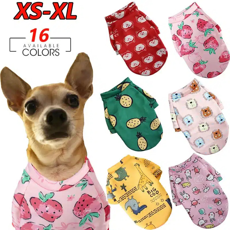 Pet Dog Padded Clothes Small Dogs Pullover Sweatshirt Soft Puppy Sweater Warm Winter Shirt Classic Apparel for Small Cats 1