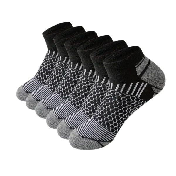 6/12 Pairs Colorful Men's Low Tub Socks Fashion Comfortable Autumn Classic Black Business Sock High-quality Men's Short Socks 3