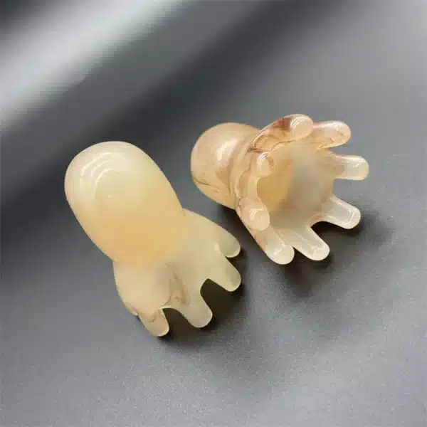 Resin Octopus Comb Head Massager Meridian Scraping Scalp Massage Brush Acupuncture SPA Gua Sha Health Massage Tool 4
