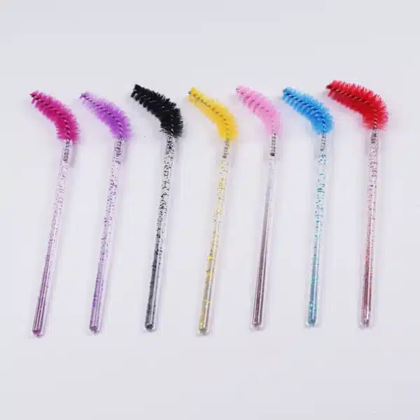 5/50 PCS Disposable Silicone Gel Eyelash Brush Comb Mascara Wands Eye Lashes Extension Tool Professional Beauty Tool For Women 2