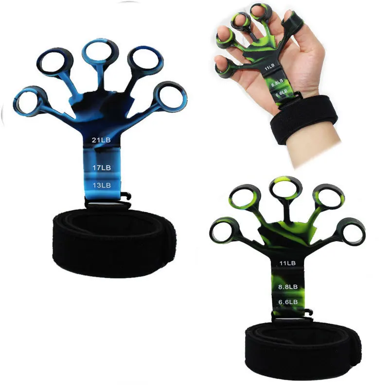 Finger Gripper Finger Exerciser Guitar Finger Exerciser 6 Resistant Levels Recovery Physical Tools Hand Strengthener For Patient 1