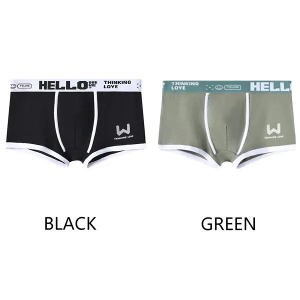 Men Boxer Shorts Panties Cotton Underwear Breathable Soft Fashion Sports 6