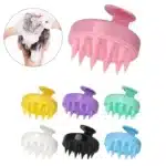 1pc Silicone Shampoo Brush Scalp Massage Comb Hair Washing Combs Head Body Massager Bath Shower Brushes Salon Hairdressing Tool 1