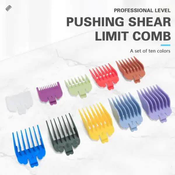10Pcs/Set Universal Hair Clipper Limit Comb Salon Cutting Guide Replacement Set Professional Electric Hair Trimmer Accessories 1