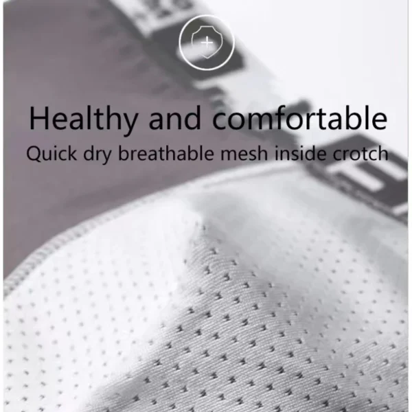 Men Boxer Shorts Panties Cotton Underwear Breathable Soft Fashion Sports 5