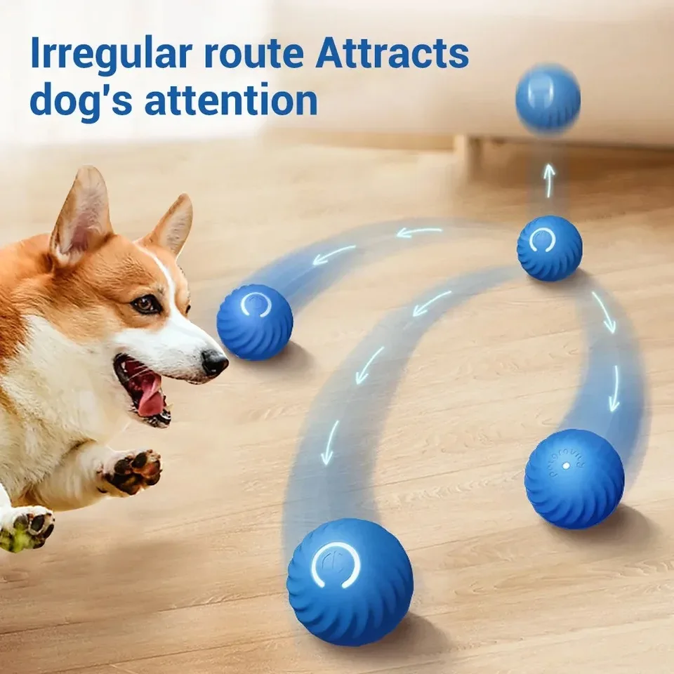 Intelligent dog toy ball automatic electronic interactive training pet toy sports ball rechargeable(including shell replacement） 1