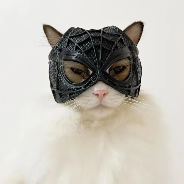 Spider Man Cat Cool Man Mask Cute Superhero Toy Pet Mask Dog Personality Cartoon Fashion Accessories Headdress Gift Animation 2