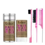 LOCKMIO Women Hair Wax Stick for Wigs Anti-frizz Flyaways Control Styling Wax Long-lasting Smoothing Broken Back Hair Pomade Kit 1
